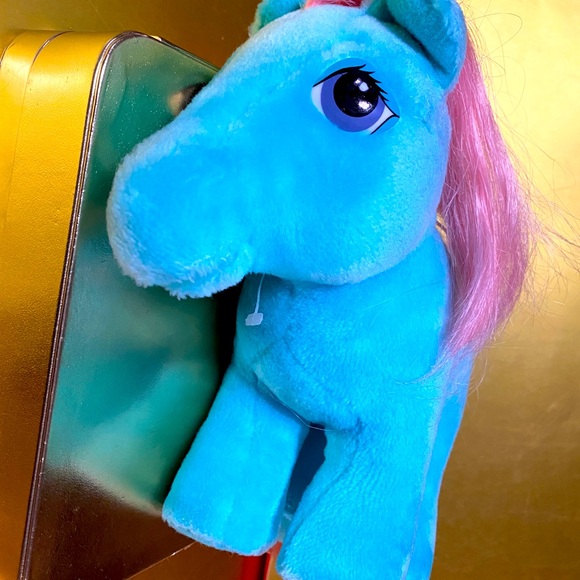 MY LITTLE PONY G1 1985 ORIGINAL HASBRO SOFTIES BOW TIE PONY COLLECTIBLE PLUSH - Picture 9 of 15